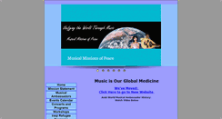Desktop Screenshot of musicalmissionsofpeace.org